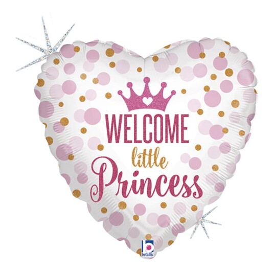 Ballongkungen AB Folieballong Welcome Little Princess