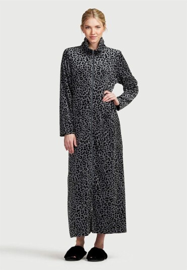 Cellbes Lang morgenkåpe i velour Wilma 58/60 Cellbes Lang morgenkåpe i velour Wilma 58/60