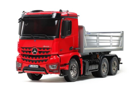 Tamiya 56361 MB AROCS 3348 6X4 TIPPER TRUCK PAINTED RED