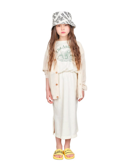 THE ANIMALS OBSERVATORY Racoon Kid Cardigan White - White - 4 Y