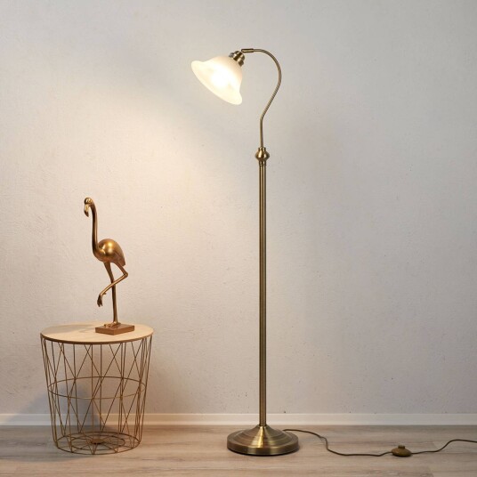 Searchlight Gulvlampe Bjane Bronse / messing Stue / spisestue Metall Moderne
