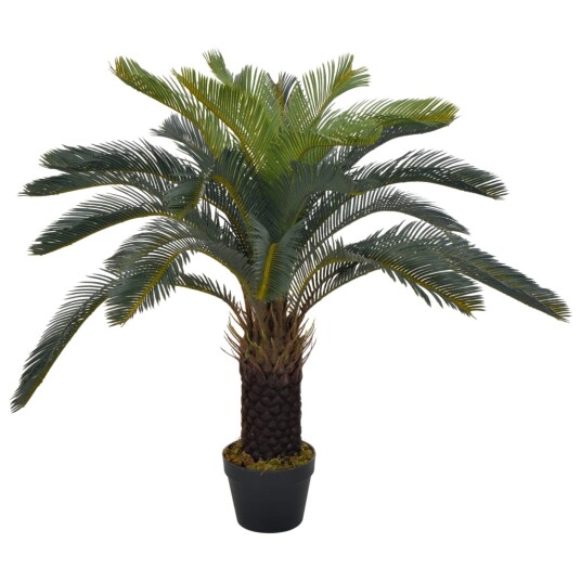 vidaXL Kunstig sagopalme med potte grønn 90 cm vidaXL Kunstig sagopalme med potte grønn 90 cm