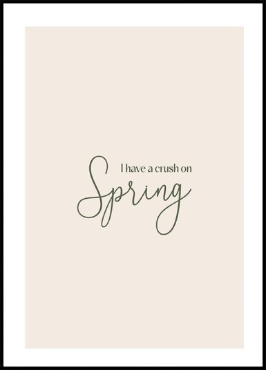 Spring Plakat Plakat / 70x100cm Spring Plakat Plakat / 70x100cm