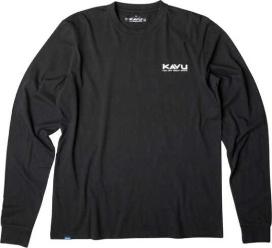 Kavu LS Etch Art Herre Black M Kavu LS Etch Art Herre Black M
