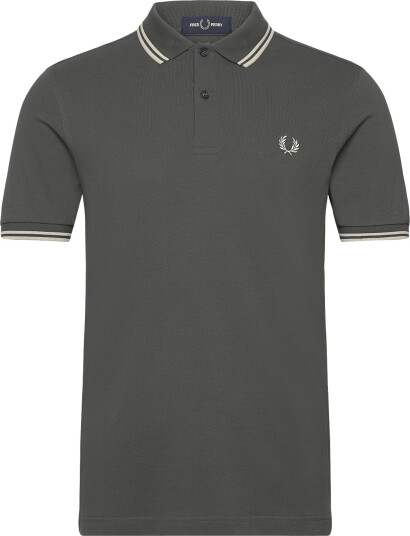 Fred Perry Twin Tipped Fp Shirt Grey S