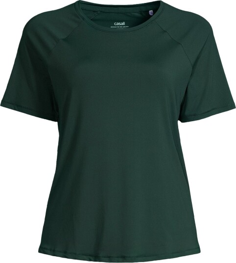 Casall Essential Tee Dame Dark Pine XL