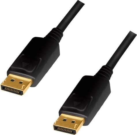 Logilink Cd0100, 1 M, Displayport, Displayport, Hankjønn, Hankjønn, 3840 X 2160 Piksler