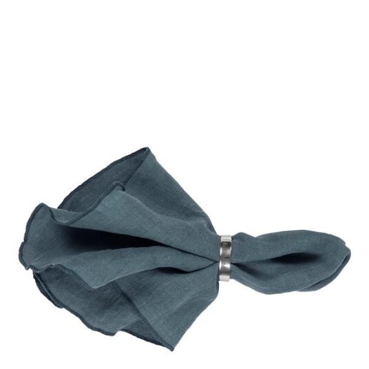 Broste Copenhagen  Gracie tøyserviett 45x45 cm petrol blue