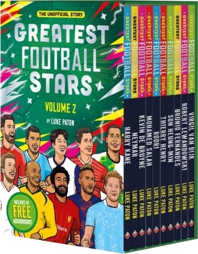 The Greatest Football Stars 10 Book Collection Volume 2