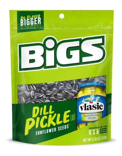 Sweet & Candy Bigs Sunflower Seeds Dill Pickle Solsikkefrø med Dill Pickle Smak 152 gram