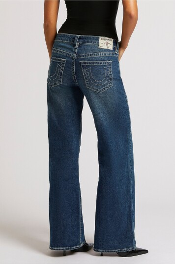 True Religion Jeans Bobbi Baggy Jean Blå
