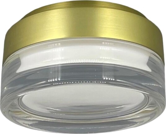 Nova Alba tak/vegglampe 9W 2700/3000/4000 Kelvin IP65 Dimbar Messing / Klar