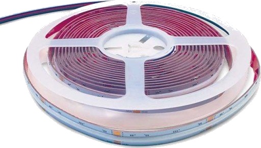 HiluX COB LED Strip 24V IP20 16W/m RGB+3000K Ra90   5 meter