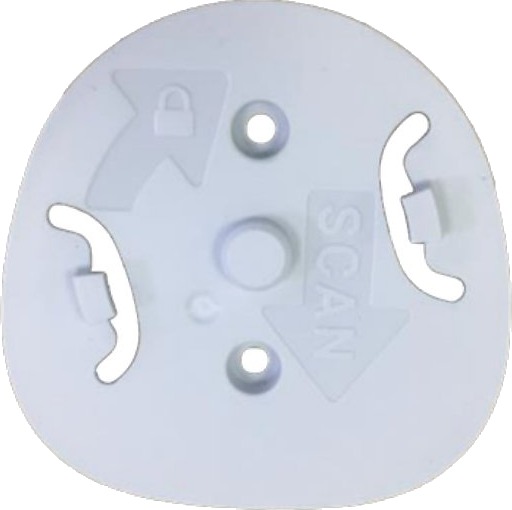 Zebra Locking Mount Bracket Strekkodeskannermontering Hvit BRKT-LM0093C-0W