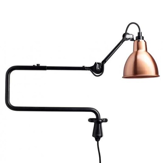 Lampe Gras N303 Vegglampe Matt Sort & Kobber Lampe Gras N303 Vegglampe Matt Sort & Kobber