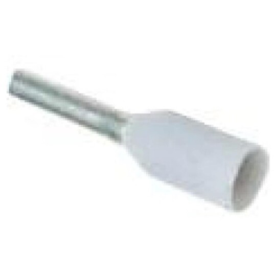 EL Isolert Endehylse 0,75mm2/8,2mm Grå 10stk