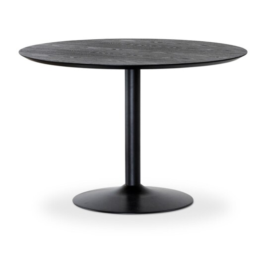 Torkelson Miles spisebord Svart aske/svart 110 cm Svart