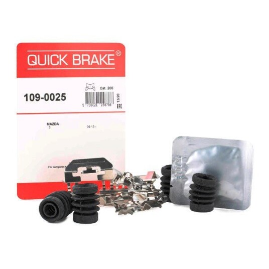 Tilbehørsett, skivebremse belegg QUICK BRAKE 109-0025