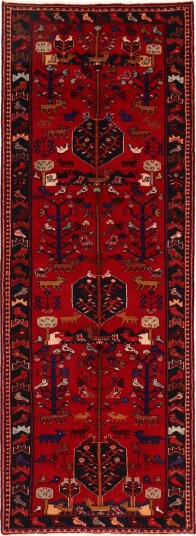 Orientalsk teppe Hamedan 297 x 108 cm Orientalsk teppe Hamedan 297 x 108 cm