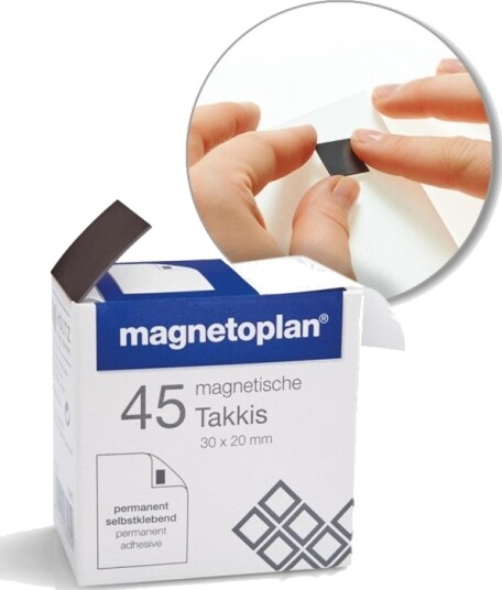 Magnetoplan 15503 Whiteboard Magnet Sort 30 Mm 20 Mm Boks 45 Stykker Magnetoplan 15503 Whiteboard Magnet Sort 30 Mm 20 Mm Boks 45 Stykker