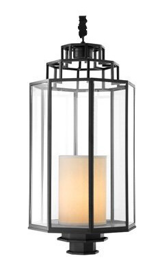 Taklampe Monticello, svart, L