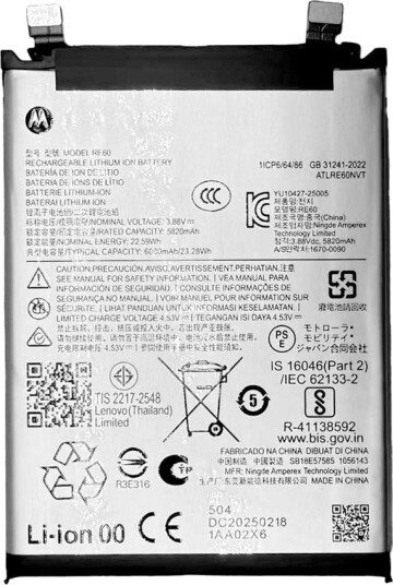 Motorola Edge 60 Pro batteri 6000mAh originalt