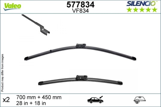 Viskerblad VALEO 577834 Viskerblad VALEO 577834