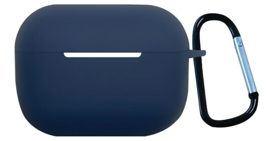 INCOVER Apple Airpods Pro 2nd Gen (2022) Silikondeksel med Karabinkrok Blå