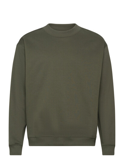 Weekday Relaxed Heavy Sweatshirt - Green - XS