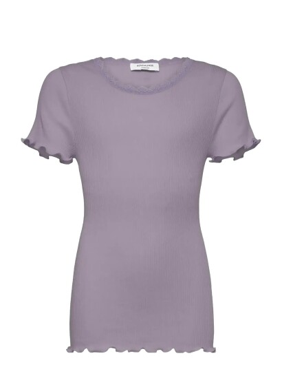 Rosemunde Kids Rkbalta Modal Ss Lace T Shirt Purple 164