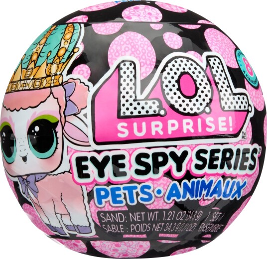 Lol Surprise Eye Spy Pets Overraskelsesball Med Kjæledyr Og Dekoder