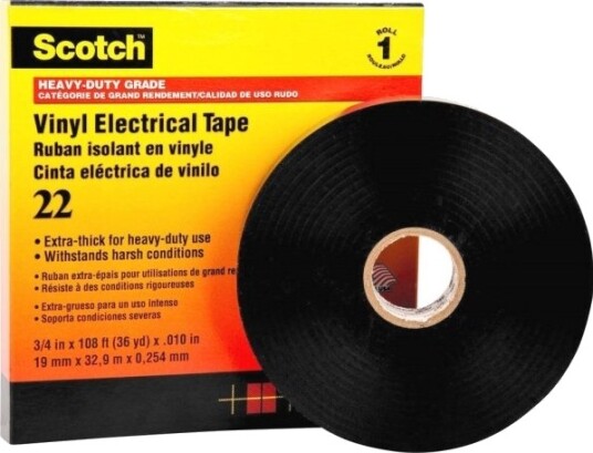 Scotch Scotch22 50X33 Isolasjonstape Scotch® Svart L X B 33 M X 50 Mm 1 Stk
