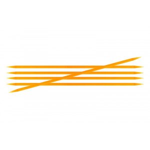 KnitPro Trendz Strømpepinde Akryl 20cm 4,00mm / 7.9in US6 Orange