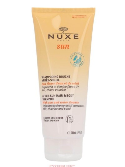 Nuxe Sun 200ml Etter Sol Sjampo for Hår og Kropp Nuxe Sun 200ml Etter Sol Sjampo for Hår og Kropp