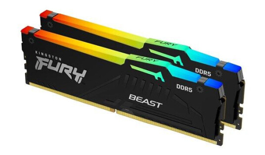 Kingston FURY Beast RGB DDR5-6000 C40 DC 32GB Kingston FURY Beast RGB DDR5-6000 C40 DC 32GB