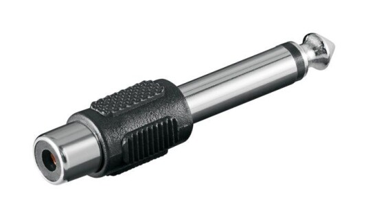 Lydadapter RCA til 63 mm stereo Mono