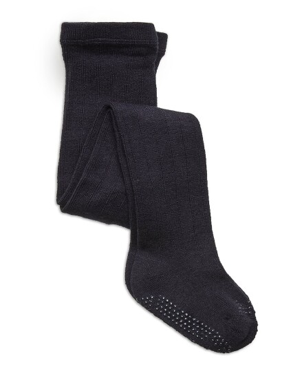 Melton Wool Tights Anti Slip Blue 68/74