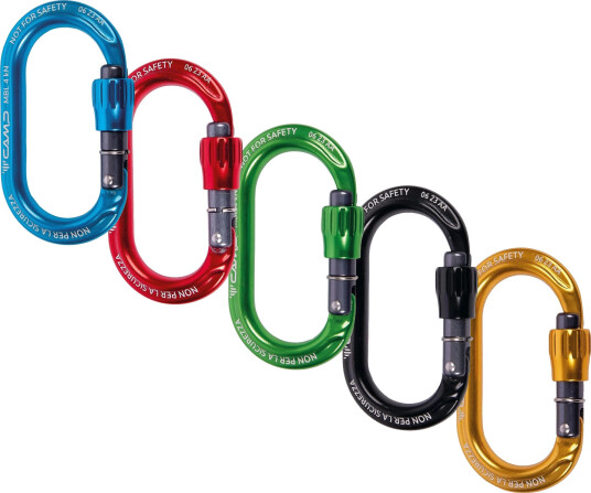 Utstyrskarabinere med lås Camp Rack Pack Ekto Lock 5 pk. Utstyrskarabinere med lås Camp Rack Pack Ekto Lock 5 pk.