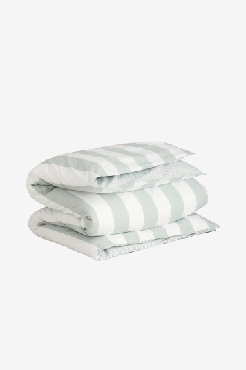 Gant Home Dynetrekk Percale Stripe Grønn
