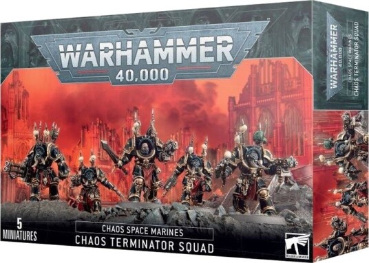 Games Warhammer 40K Chaos Terminator Squad Games Warhammer 40K Chaos Terminator Squad