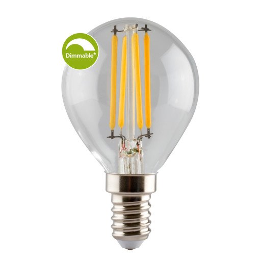 E3light Proxima E14 klar dimbar LED kronepære, 2,5W