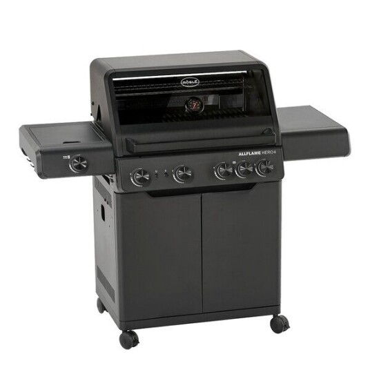 Rösle AllFlame Hero 4 gassgrill 21000W svart