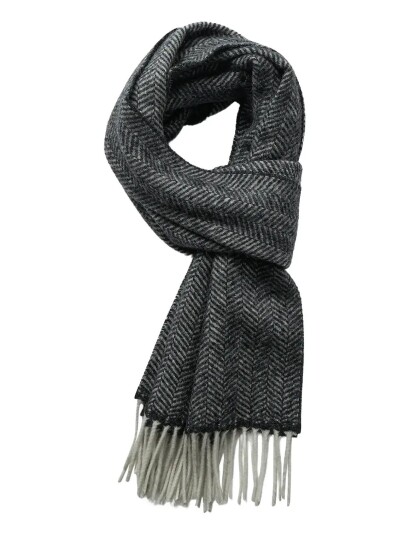 Bruun & Stengade Bs Bue Scarf Grey ONE SIZE