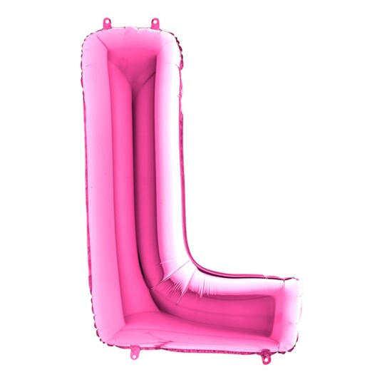 Ballongkungen AB Bokstavballong Rosa - Bokstav L