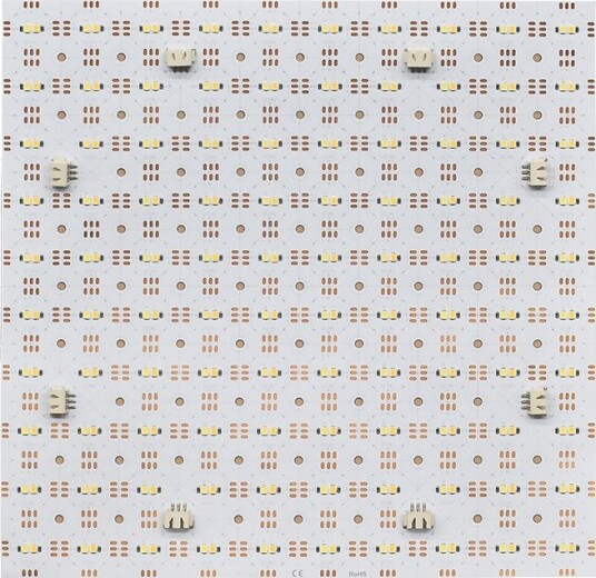 25x25 cm 15W foldbart CCT LED ark RA95 24V DC IP20 Kulør : CCT Varm til Kald Hvit