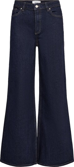 Nümph Nupisa Hr Wide Jeans S3012 DARK BLUE DENIM 44 Nümph Nupisa Hr Wide Jeans S3012 DARK BLUE DENIM 44
