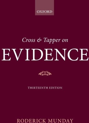 Cross & Tapper on Evidence