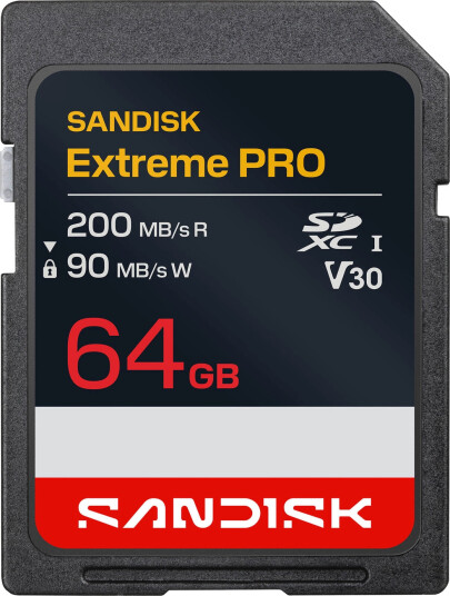 SANDISK Extreme PRO SD 200MB/s 64GB