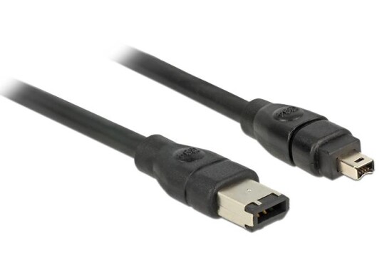Delock IEEE 1394 kabel FireWire 6 Pin Til 4 Pin 3m Delock IEEE 1394 kabel FireWire 6 Pin Til 4 Pin 3m