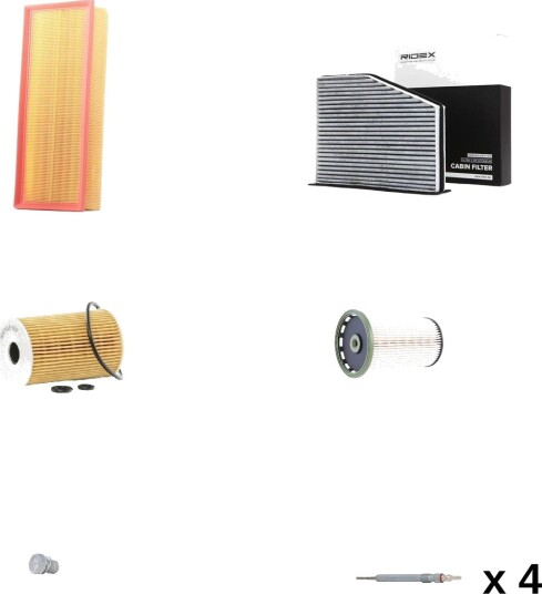 Servicepakke RIDEX 4682P11141